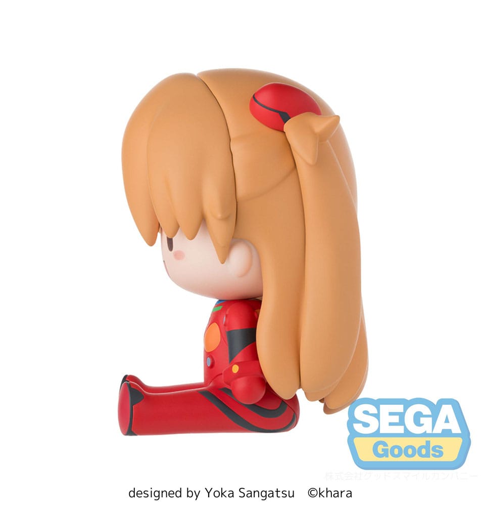 Evangelion: New Theatrical Edition Fuwa Petit Chibi Figur Asuka Plug Suit 8 cm Minifiguren Yokina