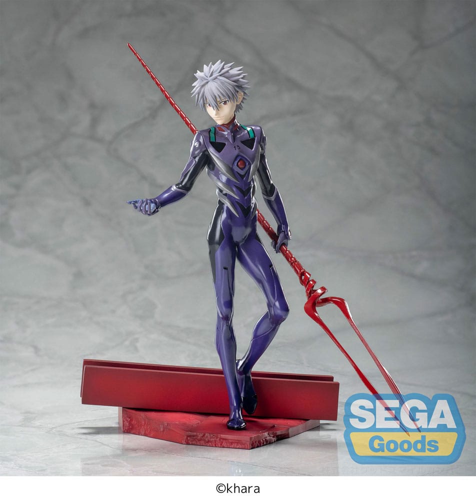 Evangelion: 3.0+1.0 Thrice Upon a Time Luminasta PVC Statue Kaworu Nagisa x Spear of Longinus 21 cm Prizefiguren Yokina