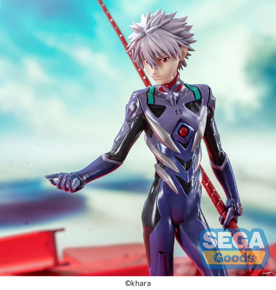 Evangelion: 3.0+1.0 Thrice Upon a Time Luminasta PVC Statue Kaworu Nagisa x Spear of Longinus 21 cm Prizefiguren Yokina