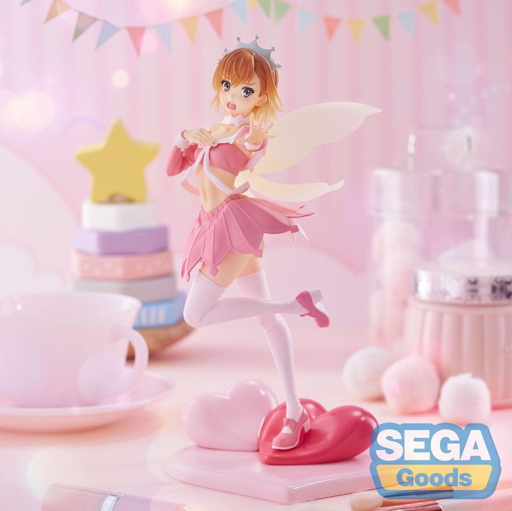 A Certain Scientific Railgun T Luminasta PVC Statue Mikoto Misaka Great Spirit Maid 20 cm Prizefiguren Yokina