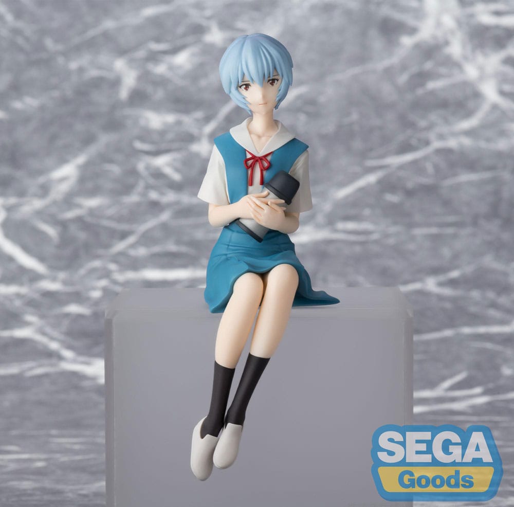 Rebuild of Evangelion PM Perching PVC Statue Rei Ayanami 14 cm Prizefiguren Yokina