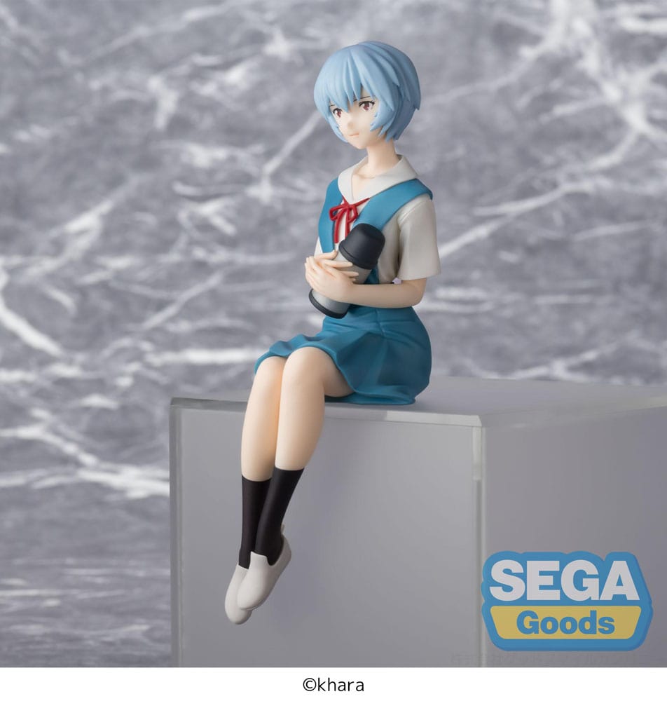 Rebuild of Evangelion PM Perching PVC Statue Rei Ayanami 14 cm Prizefiguren Yokina