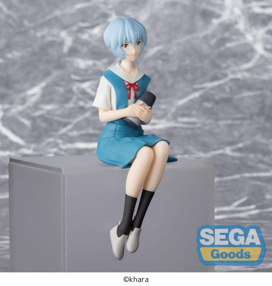 Rebuild of Evangelion PM Perching PVC Statue Rei Ayanami 14 cm Prizefiguren Yokina