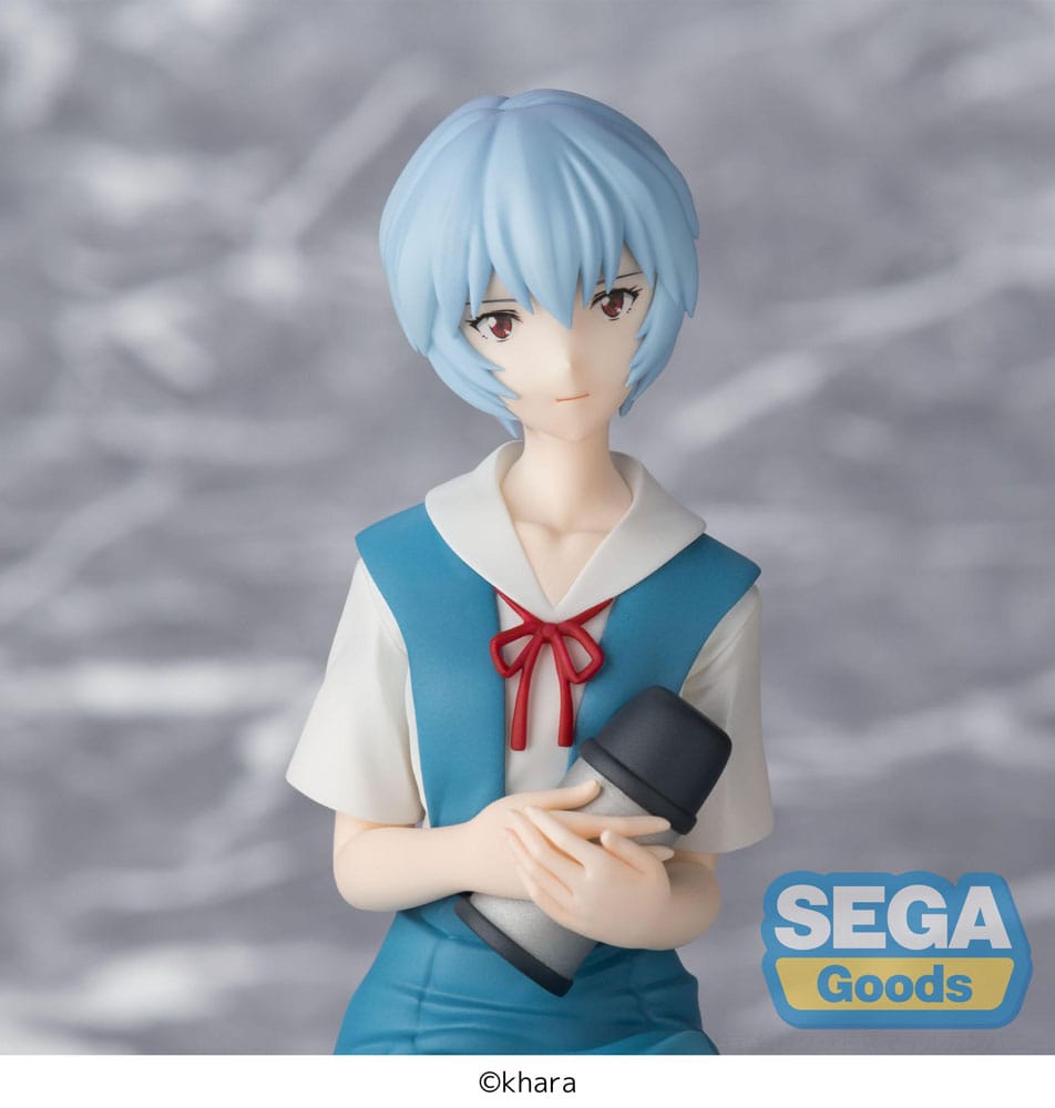 Rebuild of Evangelion PM Perching PVC Statue Rei Ayanami 14 cm Prizefiguren Yokina