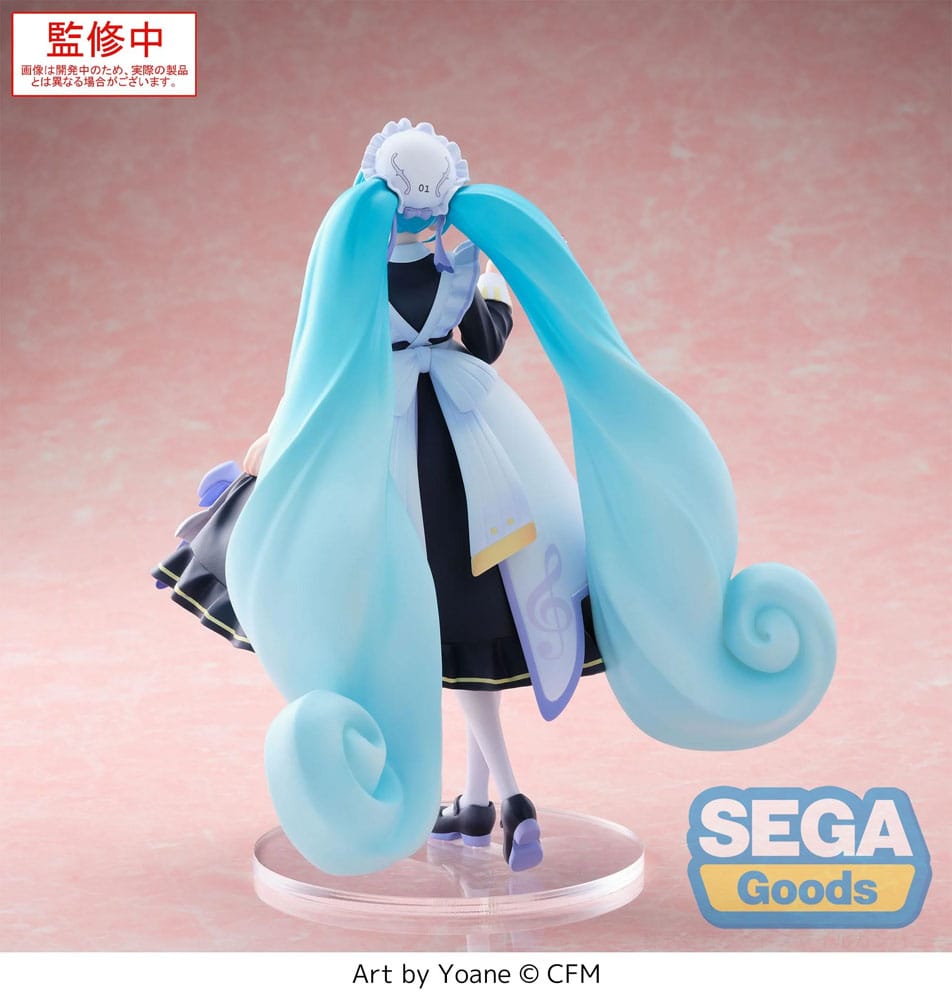 Character Vocal Series 01: Hatsune Miku Luminasta PVC Statue Hatsune Miku Classical Maid 21 cm Prizefiguren Yokina