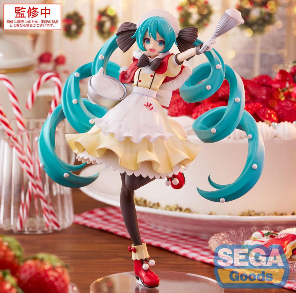 Character Vocal Series 01: Hatsune Miku Luminasta PVC Statue Hatsune Miku Christmas 2025 20 cm Prizefiguren Yokina