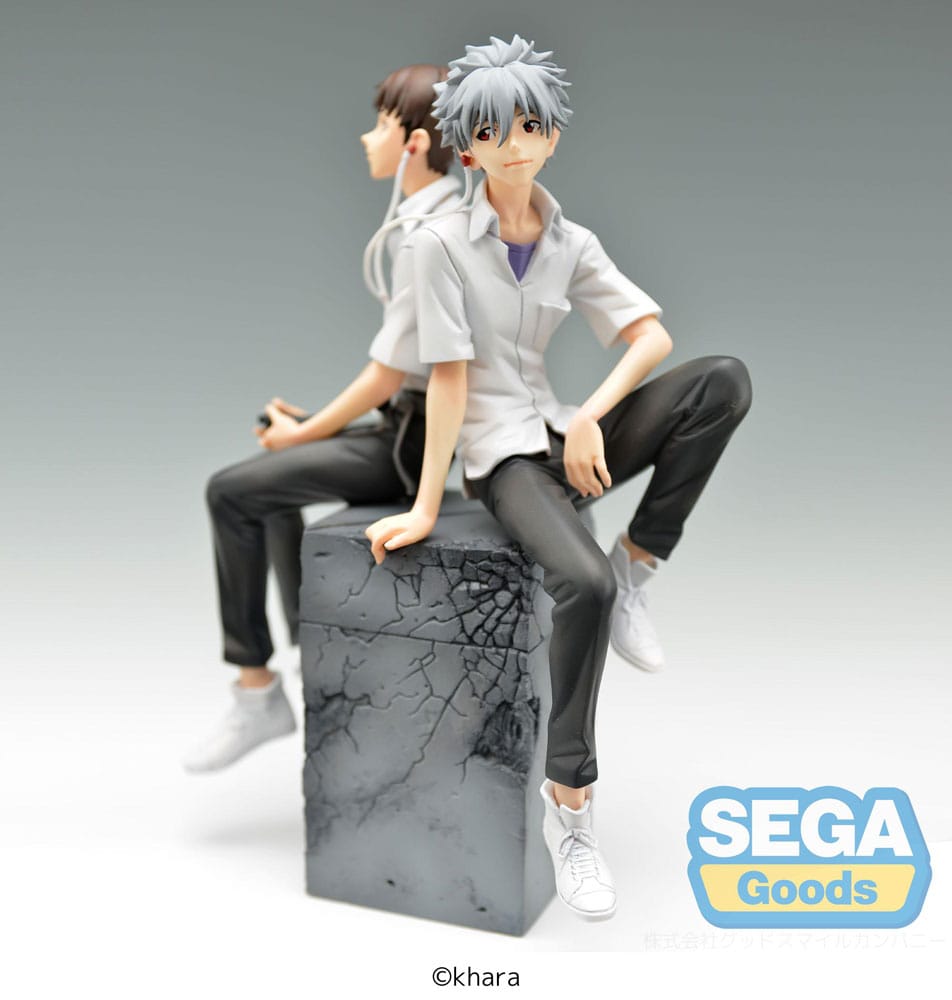 Rebuild of Evangelion Luminasta PVC Statue Shinji & Kaworu Evangelion: New Theatrical Edition Kaworu Ver. 17 cm Prizefiguren Yokina