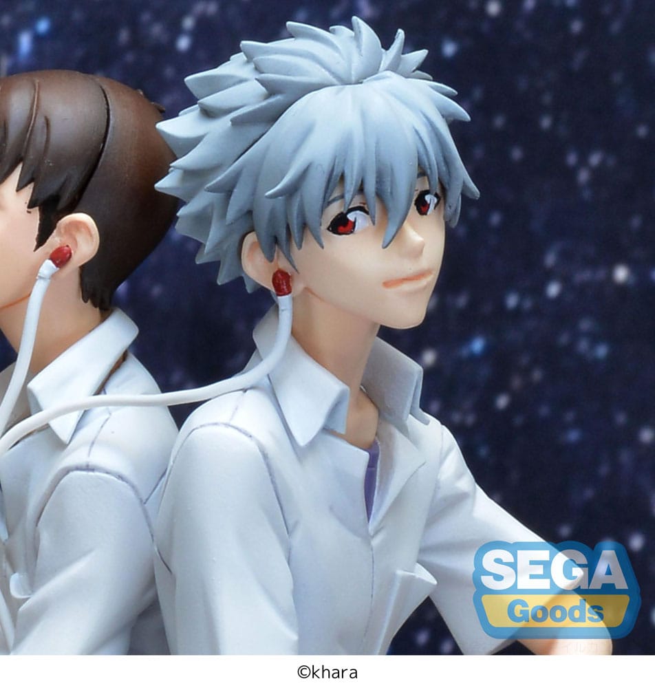 Rebuild of Evangelion Luminasta PVC Statue Shinji & Kaworu Evangelion: New Theatrical Edition Kaworu Ver. 17 cm Prizefiguren Yokina