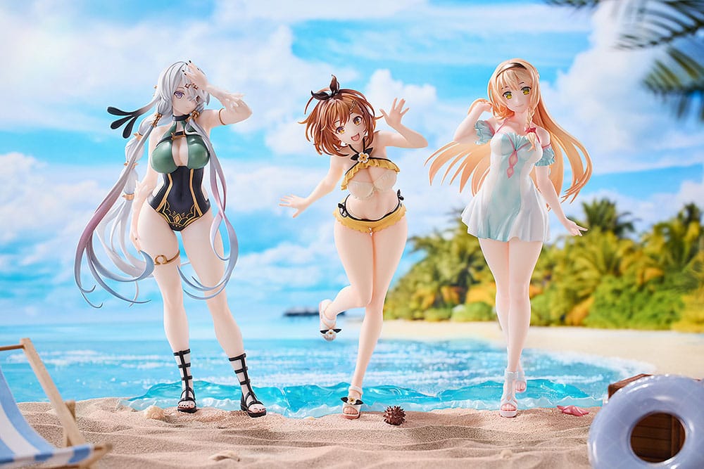 Atelier Ryza: Ever Darkness & the Secret Hideout PVC Statuen 3er-Set 1/7 Ryza, Klaudia, Lila: Swimsuit Ver. Scalefiguren Yokina