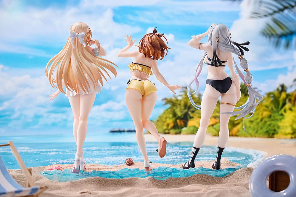 Atelier Ryza: Ever Darkness & the Secret Hideout PVC Statuen 3er-Set 1/7 Ryza, Klaudia, Lila: Swimsuit Ver. Scalefiguren Yokina