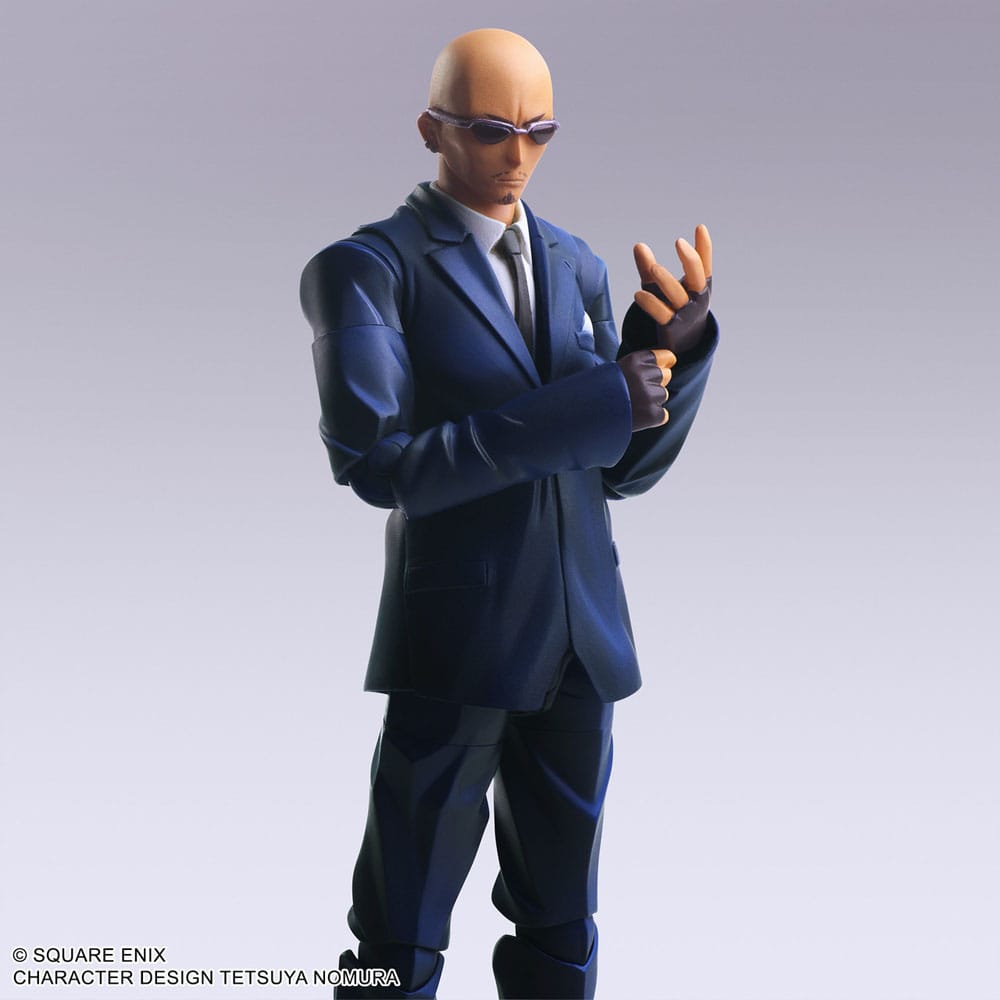 Final Fantasy VII Bring Arts Actionfigur Rude 16 cm Figmas Yokina