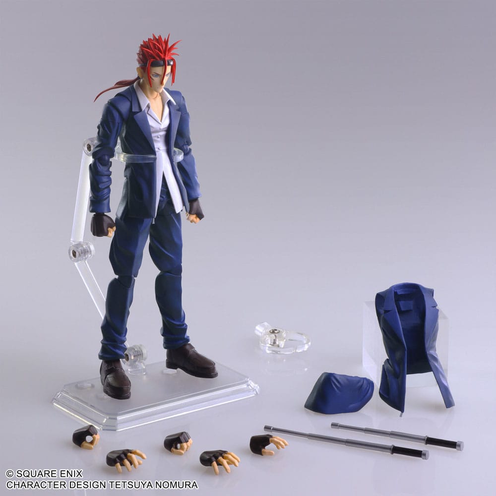 Final Fantasy VII Bring Arts Actionfigur Reno 15 cm Figmas Yokina