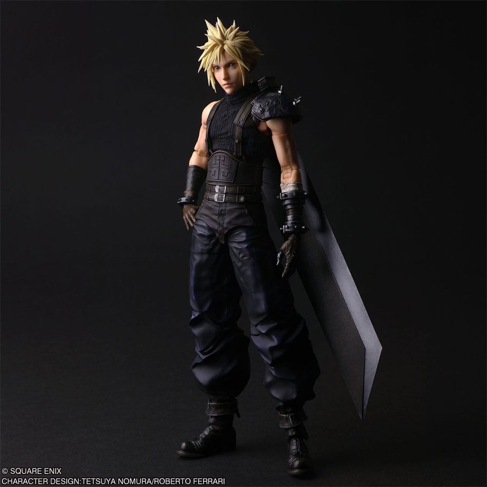 Final Fantasy VII Rebirth Play Arts Shin Actionfigur Cloud Strife 27 cm Figmas Yokina