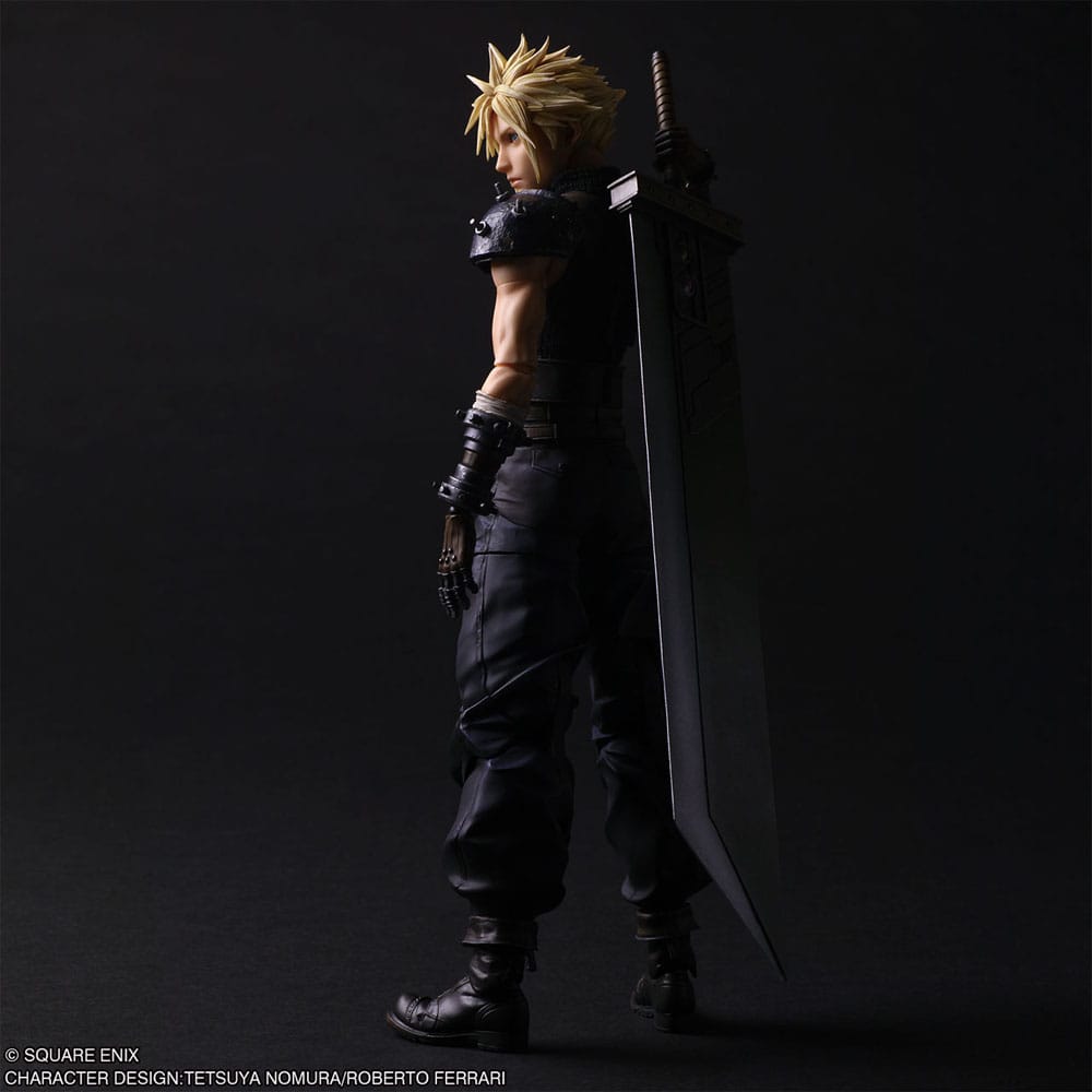 Final Fantasy VII Rebirth Play Arts Shin Actionfigur Cloud Strife 27 cm Figmas Yokina