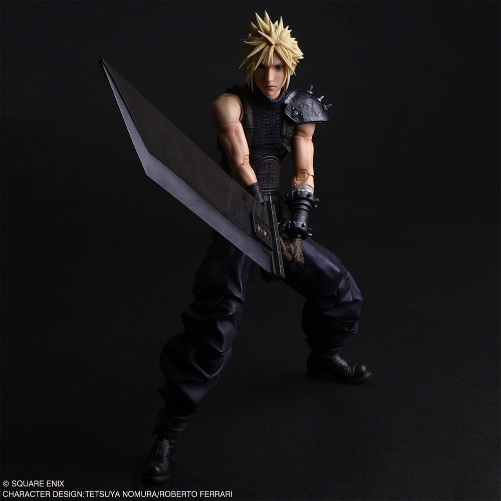 Final Fantasy VII Rebirth Play Arts Shin Actionfigur Cloud Strife 27 cm Figmas Yokina