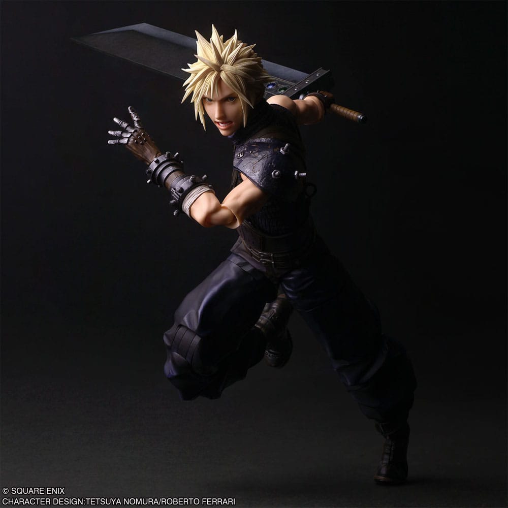 Final Fantasy VII Rebirth Play Arts Shin Actionfigur Cloud Strife 27 cm Figmas Yokina