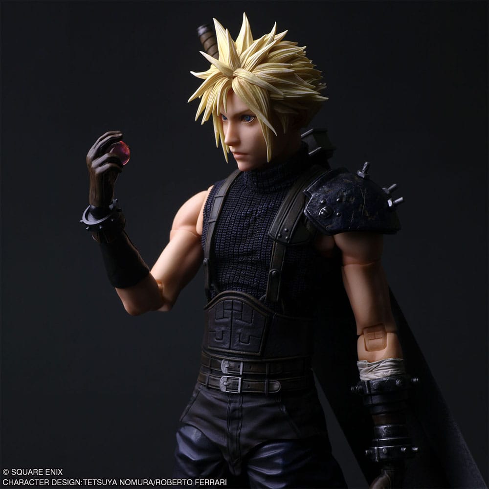 Final Fantasy VII Rebirth Play Arts Shin Actionfigur Cloud Strife 27 cm Figmas Yokina