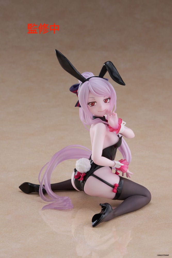 Overlord PVC Statue Desktop Cute Figure Shalltear Bunny Ver. 13 cm Prizefiguren Yokina