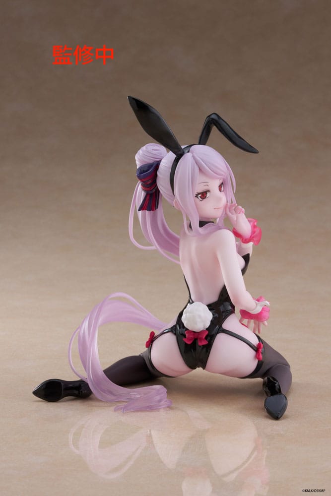 Overlord PVC Statue Desktop Cute Figure Shalltear Bunny Ver. 13 cm Prizefiguren Yokina