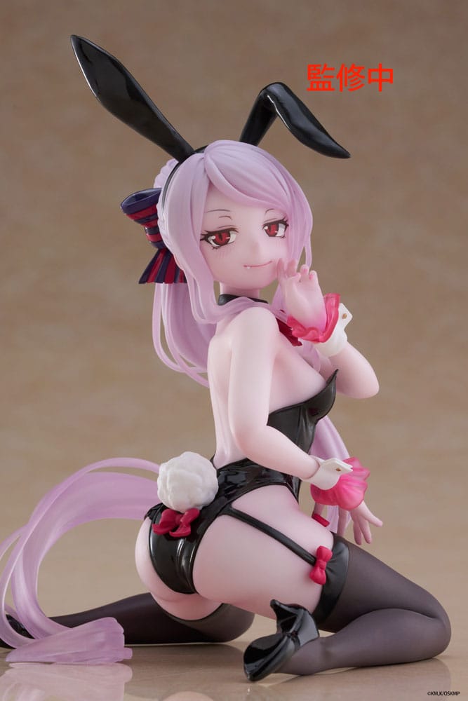 Overlord PVC Statue Desktop Cute Figure Shalltear Bunny Ver. 13 cm Prizefiguren Yokina