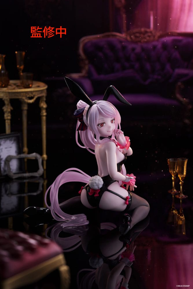 Overlord PVC Statue Desktop Cute Figure Shalltear Bunny Ver. 13 cm Prizefiguren Yokina