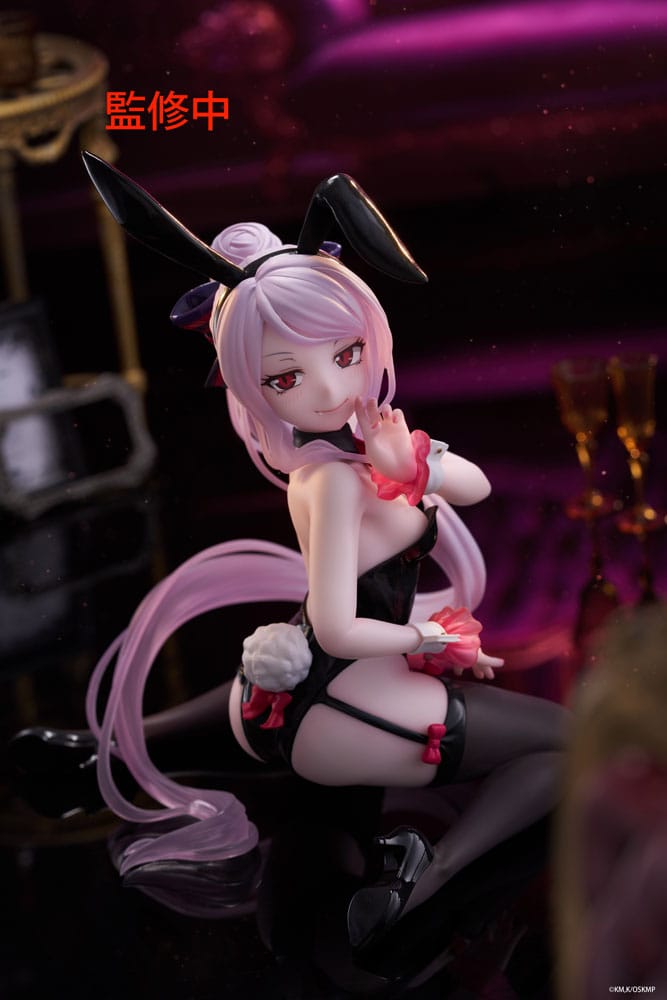 Overlord PVC Statue Desktop Cute Figure Shalltear Bunny Ver. 13 cm Prizefiguren Yokina