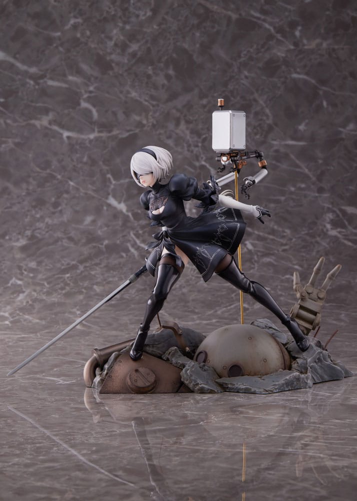 2B Deluxe Version Statue PVC 1/7 20 cm NieR:Automata Ver1.1a Scalefiguren Yokina