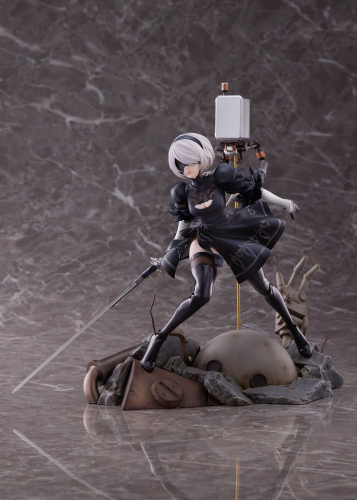 2B Deluxe Version Statue PVC 1/7 20 cm NieR:Automata Ver1.1a Scalefiguren Yokina