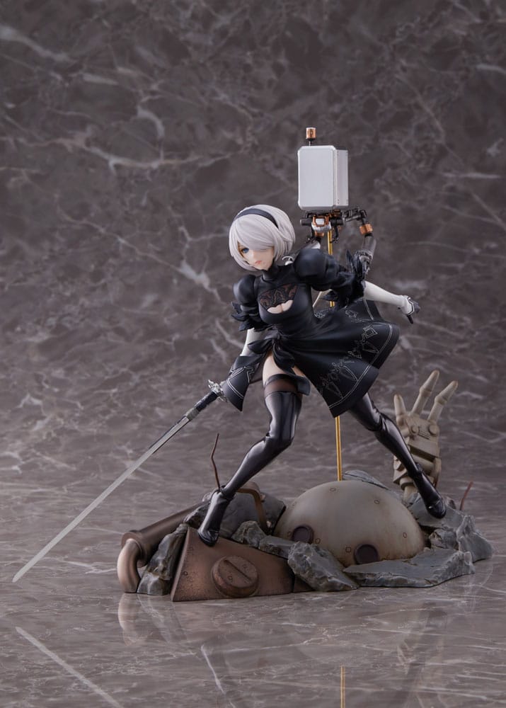 2B Deluxe Version Statue PVC 1/7 20 cm NieR:Automata Ver1.1a Scalefiguren Yokina