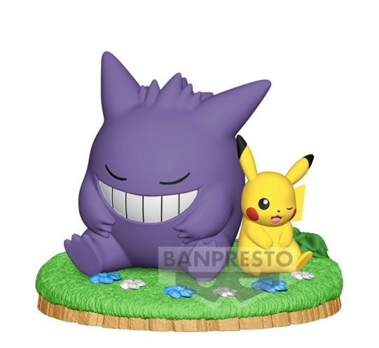 Pokemon Banpresto PVC Statue Pikachu und Gengar 8 cm Prizefiguren Yokina