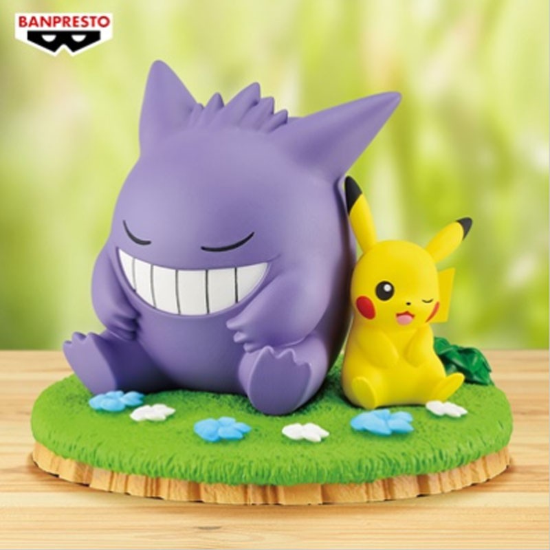 Pokemon Banpresto PVC Statue Pikachu und Gengar 8 cm Prizefiguren Yokina