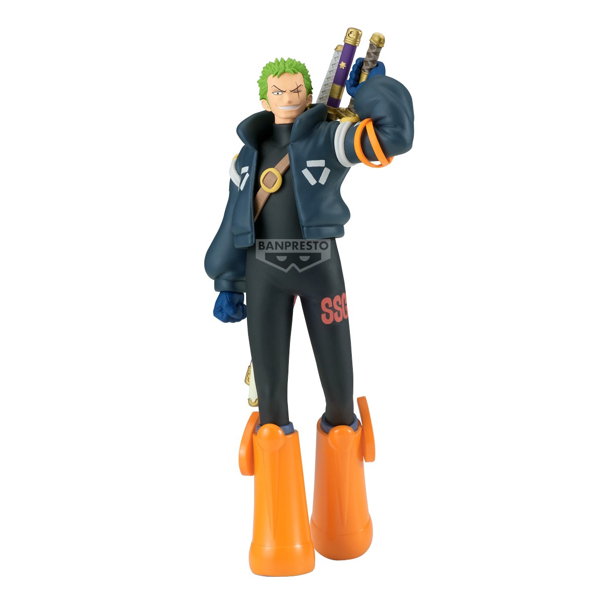 One Piece PVC Statue The Shukko Figure Roronoa Zoro Egghead Ver. 17 cm Prizefiguren Yokina