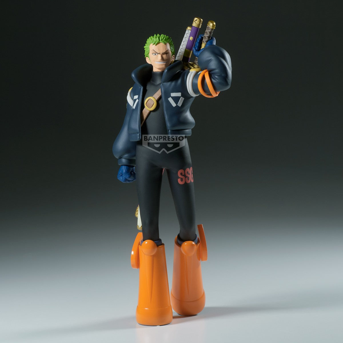 One Piece PVC Statue The Shukko Figure Roronoa Zoro Egghead Ver. 17 cm Prizefiguren Yokina
