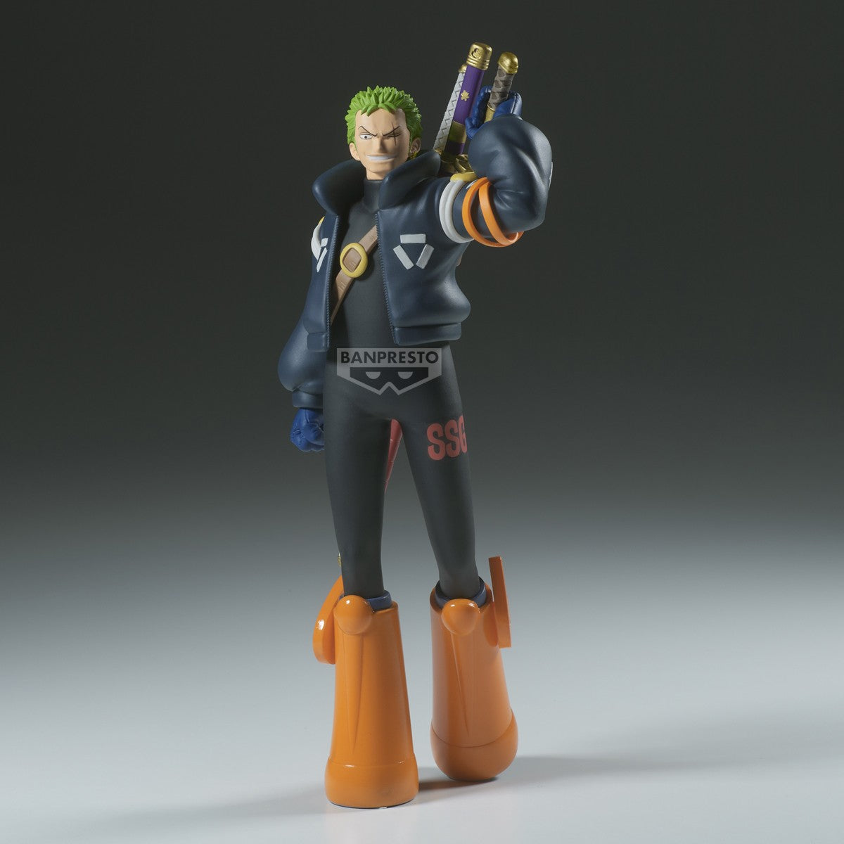 One Piece PVC Statue The Shukko Figure Roronoa Zoro Egghead Ver. 17 cm Prizefiguren Yokina