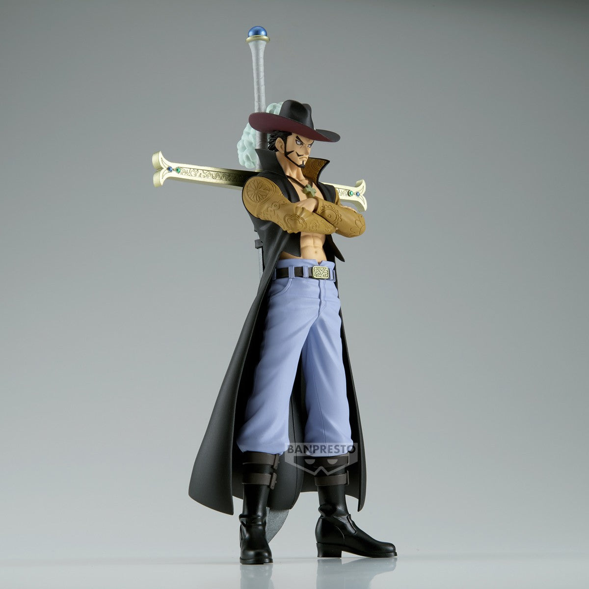 One Piece PVC Statue DXF Grandline Series Extra Dracule Mihawk 17 cm Prizefiguren Yokina