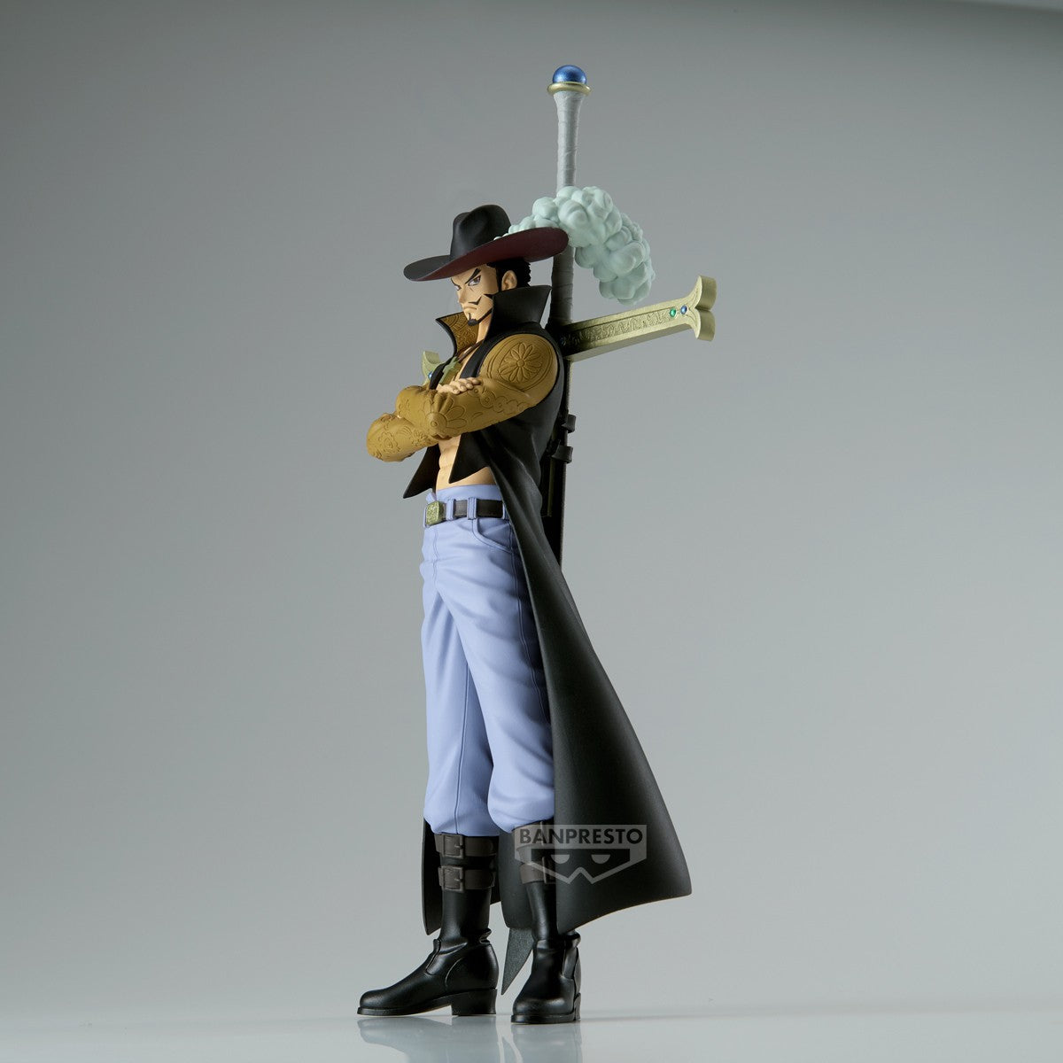 One Piece PVC Statue DXF Grandline Series Extra Dracule Mihawk 17 cm Prizefiguren Yokina