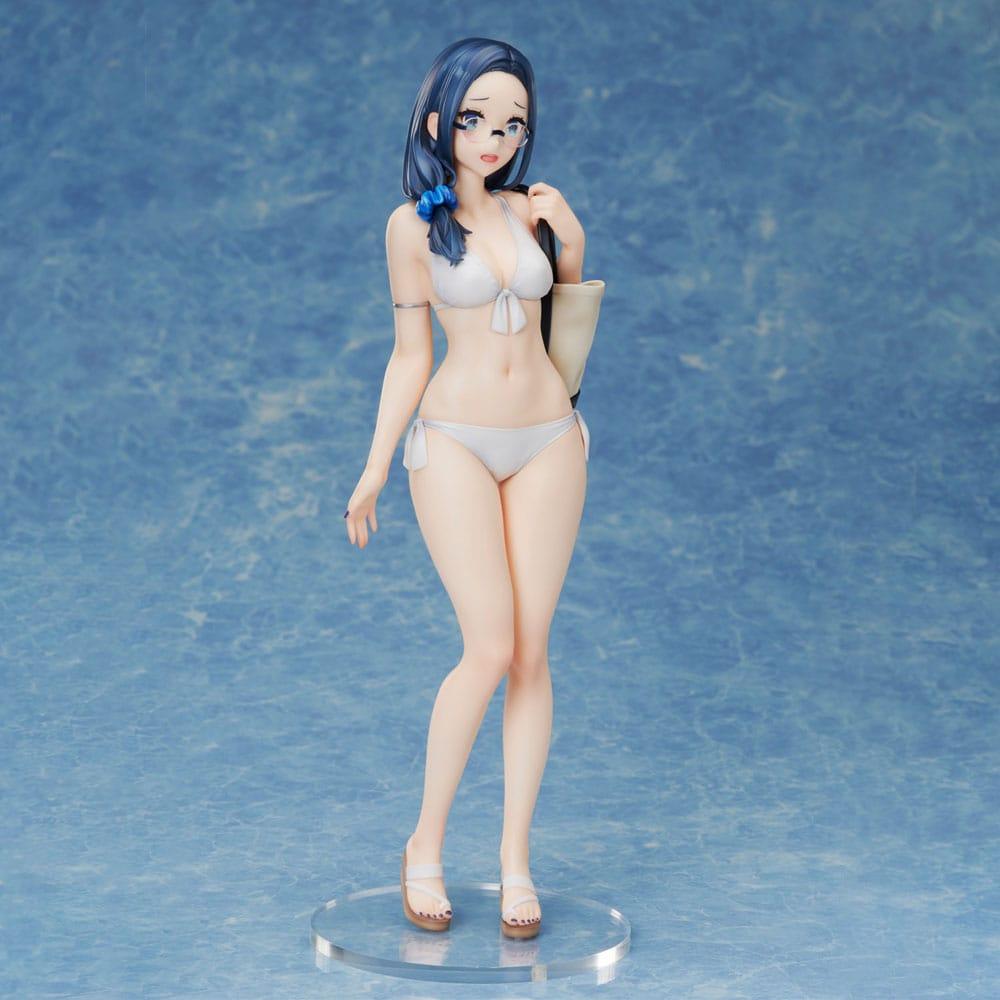 92M Illustration PVC Statue Myopic sister Date-chan Swimsuit Ver. 26 cm Prizefiguren Yokina