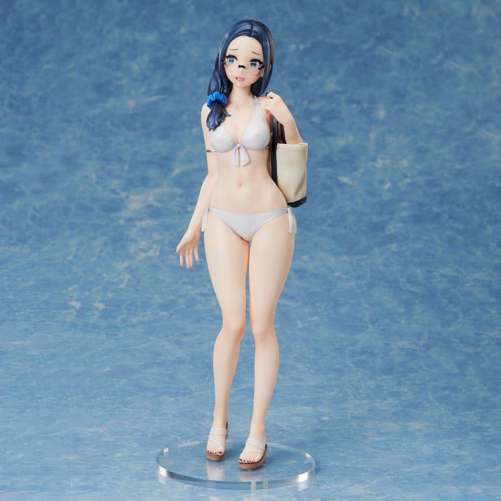 92M Illustration PVC Statue Myopic sister Date-chan Swimsuit Ver. 26 cm Prizefiguren Yokina