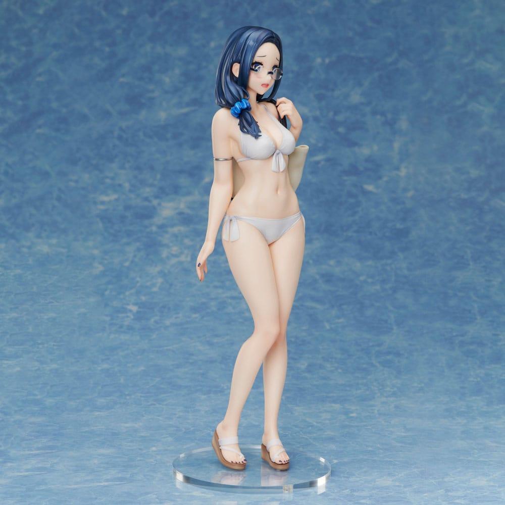 92M Illustration PVC Statue Myopic sister Date-chan Swimsuit Ver. 26 cm Prizefiguren Yokina