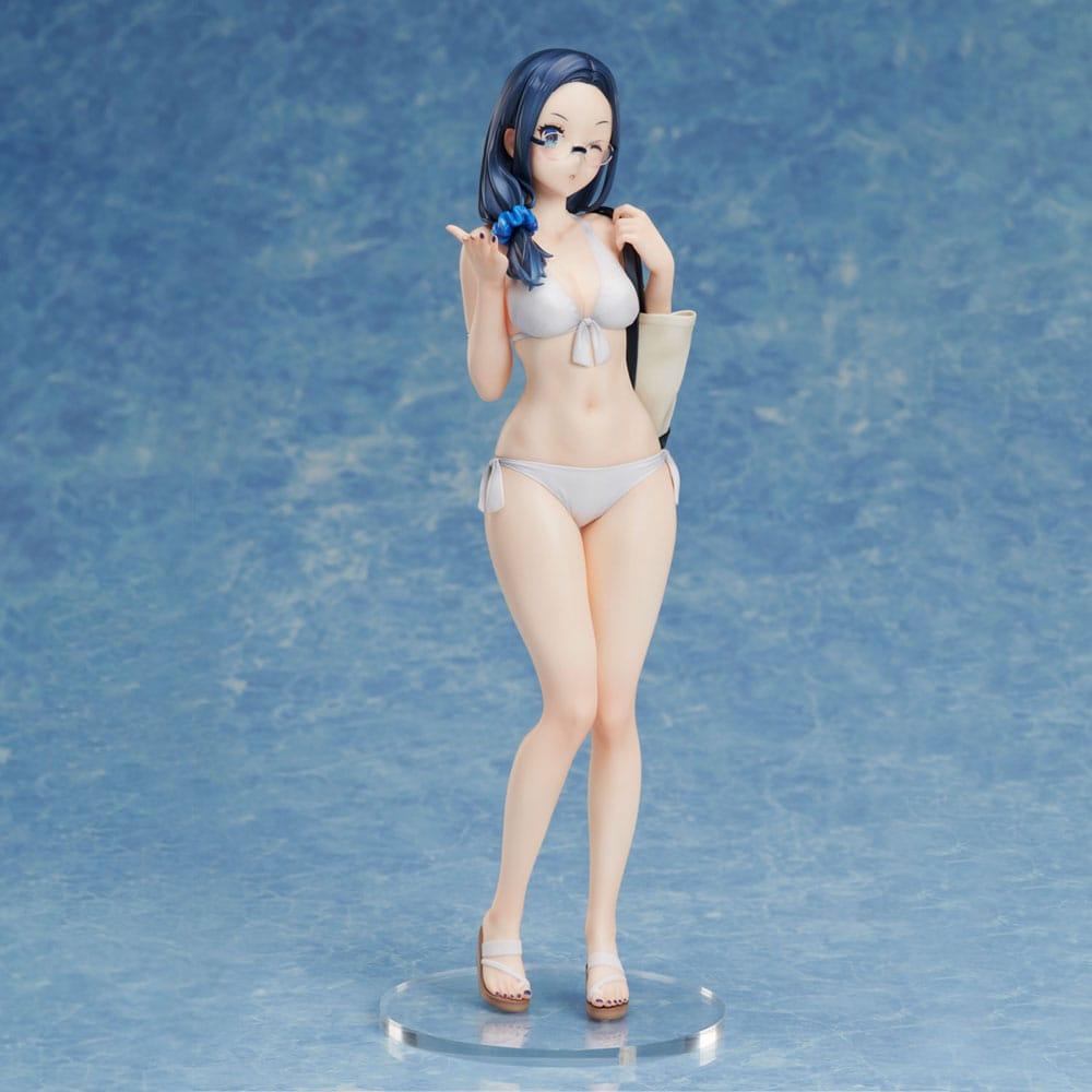 92M Illustration PVC Statue Myopic sister Date-chan Swimsuit Ver. 26 cm Prizefiguren Yokina