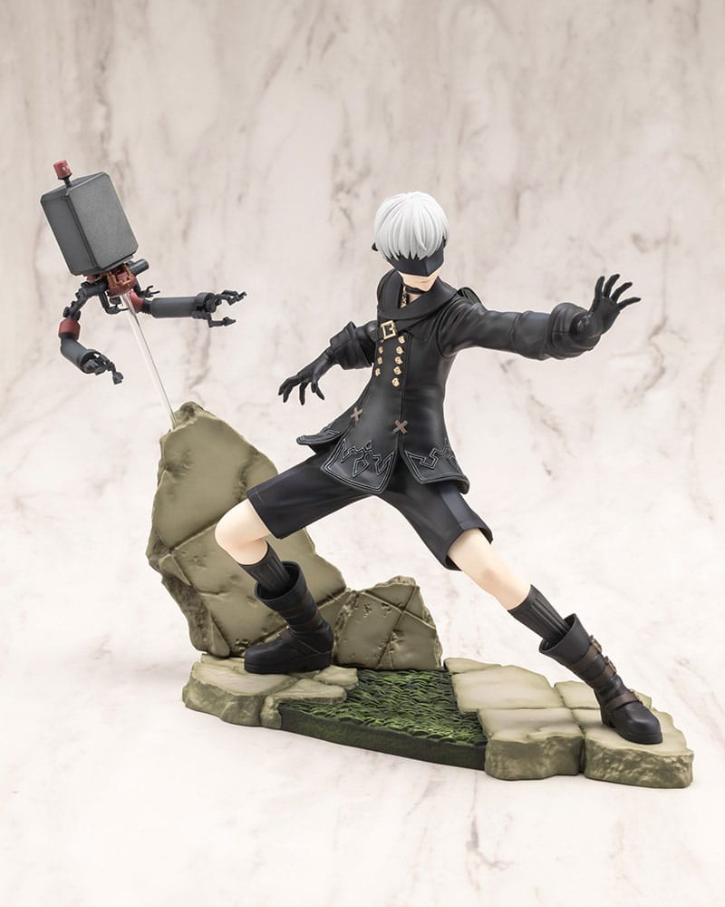 9S ARTFX J Statue 1/8 24 cm Nier:Automata Ver. 1.1a Scalefiguren Yokina