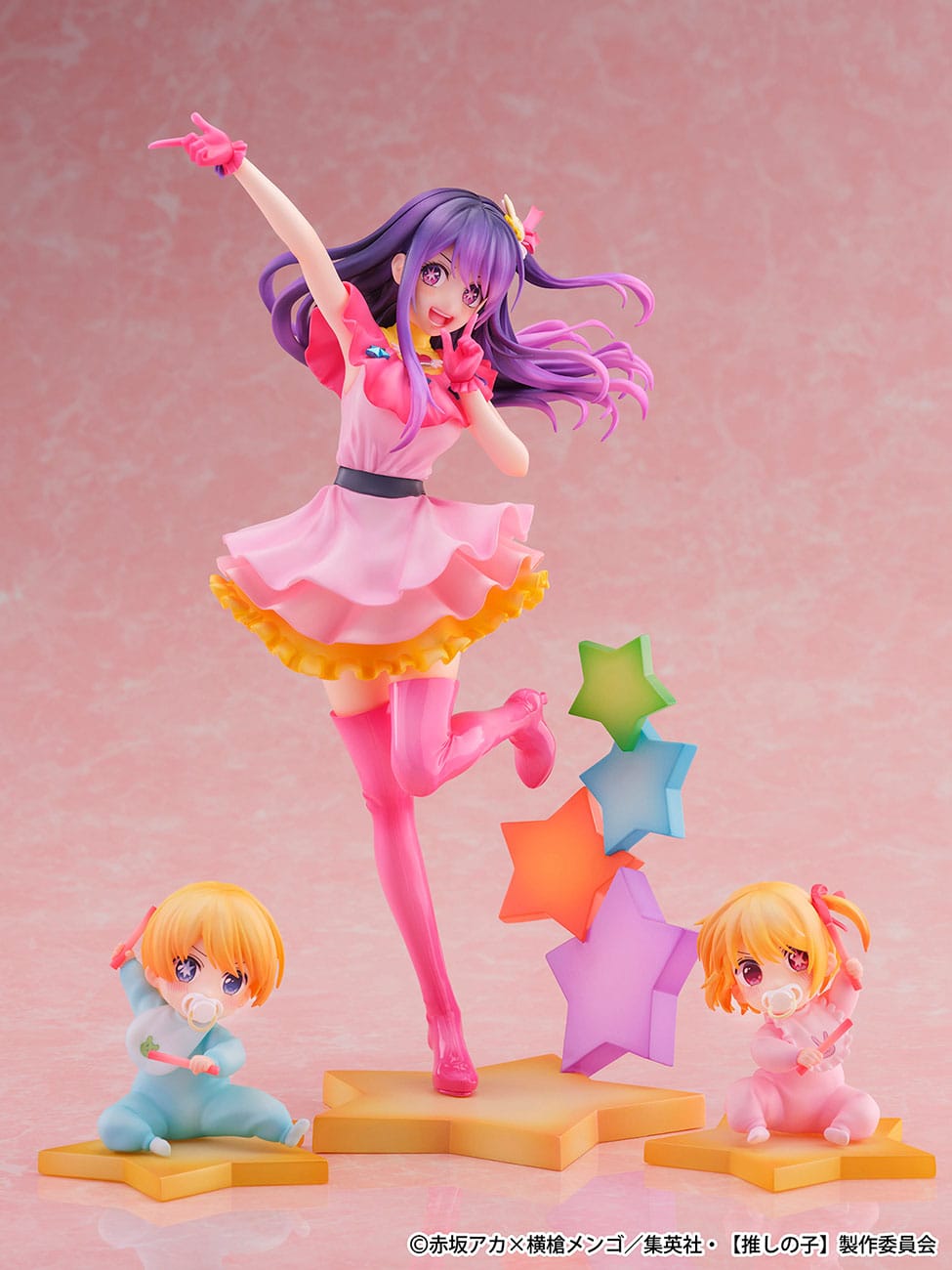 Ai, Aqua, Ruby SHIBUYA SCRAMBLE FIGURE PVC Statue 1/6 25 cm Oshi no Ko Scalefiguren Yokina
