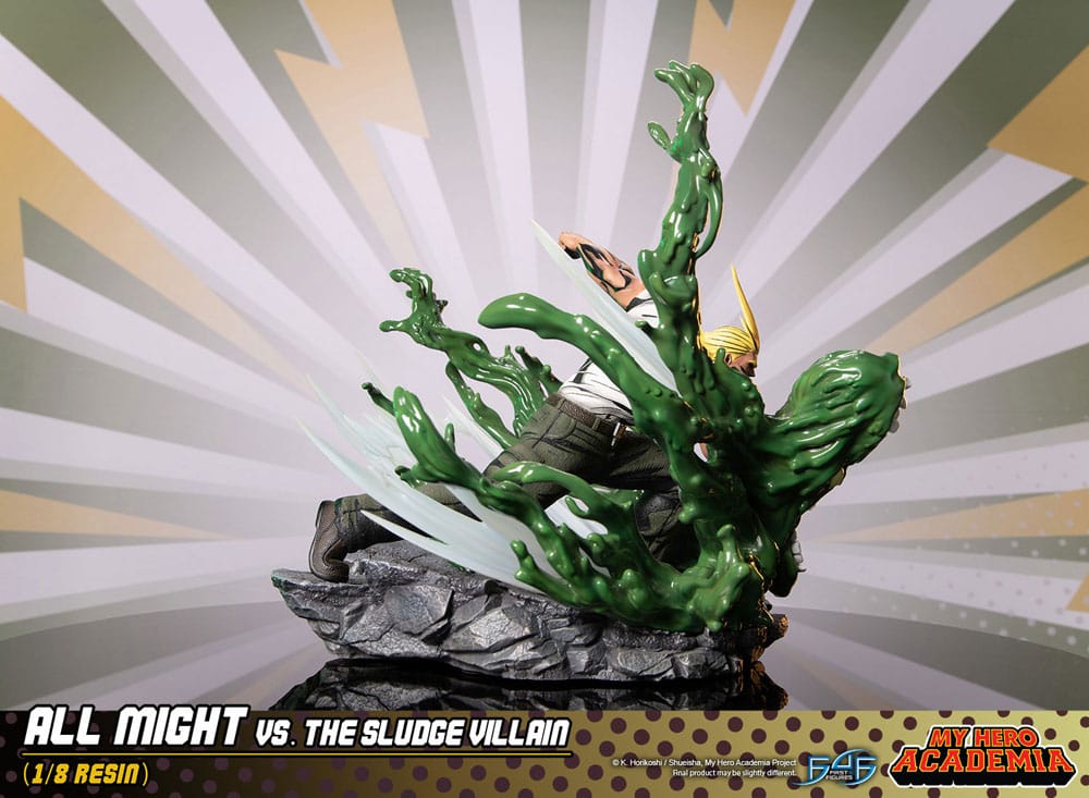All Might Vs. the Sludge Villain Diorama 30 cm My Hero Academia Prizefiguren Yokina