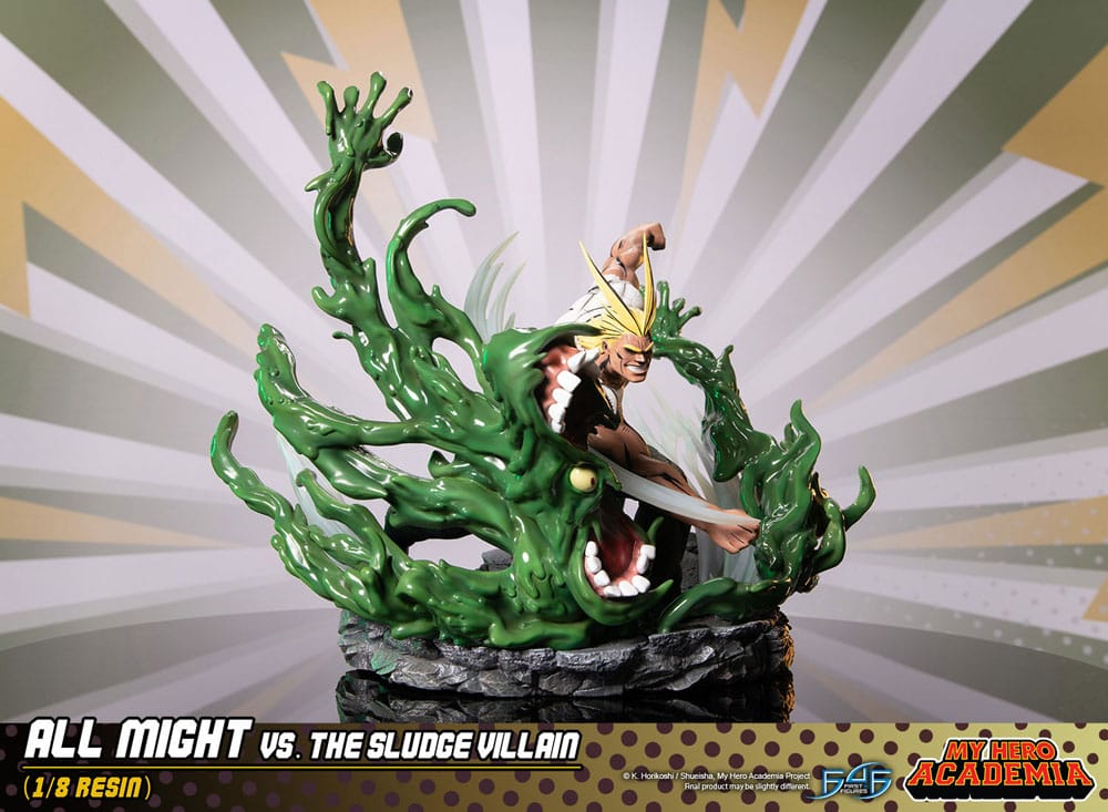 All Might Vs. the Sludge Villain Diorama 30 cm My Hero Academia Prizefiguren Yokina