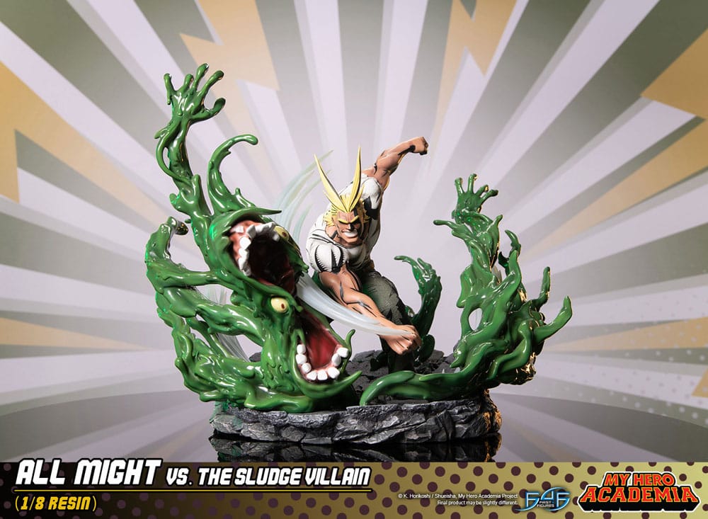 All Might Vs. the Sludge Villain Diorama 30 cm My Hero Academia Prizefiguren Yokina