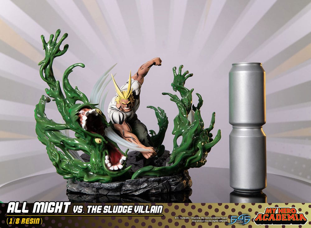 All Might Vs. the Sludge Villain Diorama 30 cm My Hero Academia Prizefiguren Yokina