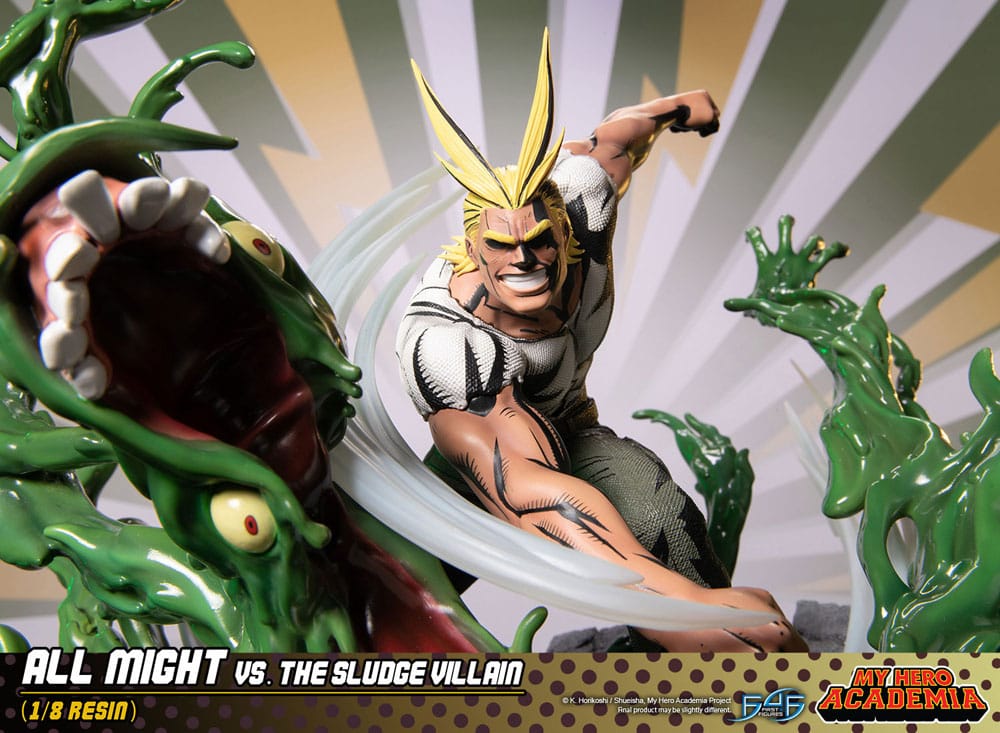 All Might Vs. the Sludge Villain Diorama 30 cm My Hero Academia Prizefiguren Yokina