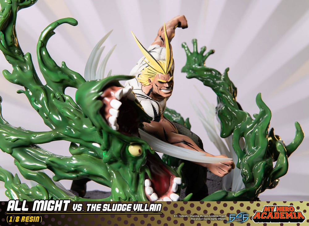 All Might Vs. the Sludge Villain Diorama 30 cm My Hero Academia Prizefiguren Yokina