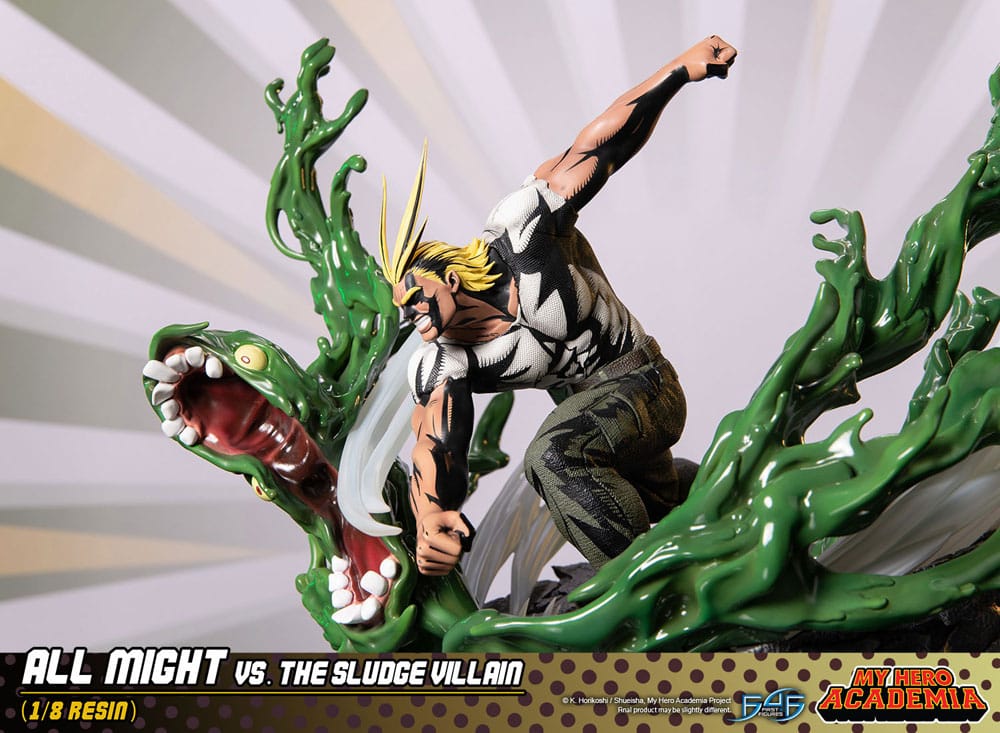 All Might Vs. the Sludge Villain Diorama 30 cm My Hero Academia Prizefiguren Yokina