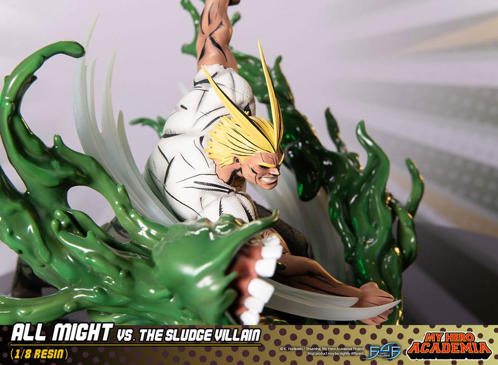 All Might Vs. the Sludge Villain Diorama 30 cm My Hero Academia Prizefiguren Yokina